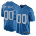 Trusc Custom D.Lions Blue Replica Game Alternate Stitched Jerseys