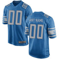 Trusc Custom D.Lions Blue Replica Game Stitched Jerseys