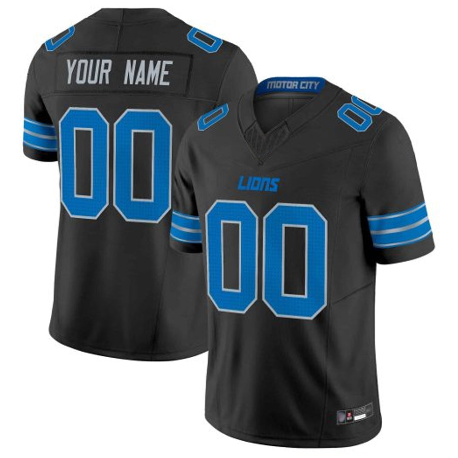 Trusc Custom D.Lions Blue Vapor F.U.S.E. Limited Elite Stitched Jerseys