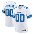 Trusc Custom D.Lions White Home Game Stitched Jerseys