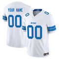 Trusc Custom D.Lions White Vapor F.U.S.E. Limited Elite Stitched Jerseys