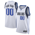 Trusc Custom D.Mavericks White Swingman Jerseys - Association Edition