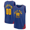 Trusc Custom D.Nuggets  Blue Fast Break Jerseys - Statement Edition