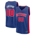 Trusc Custom D.Pistons  Blue Fast Break Jerseys - Icon Edition