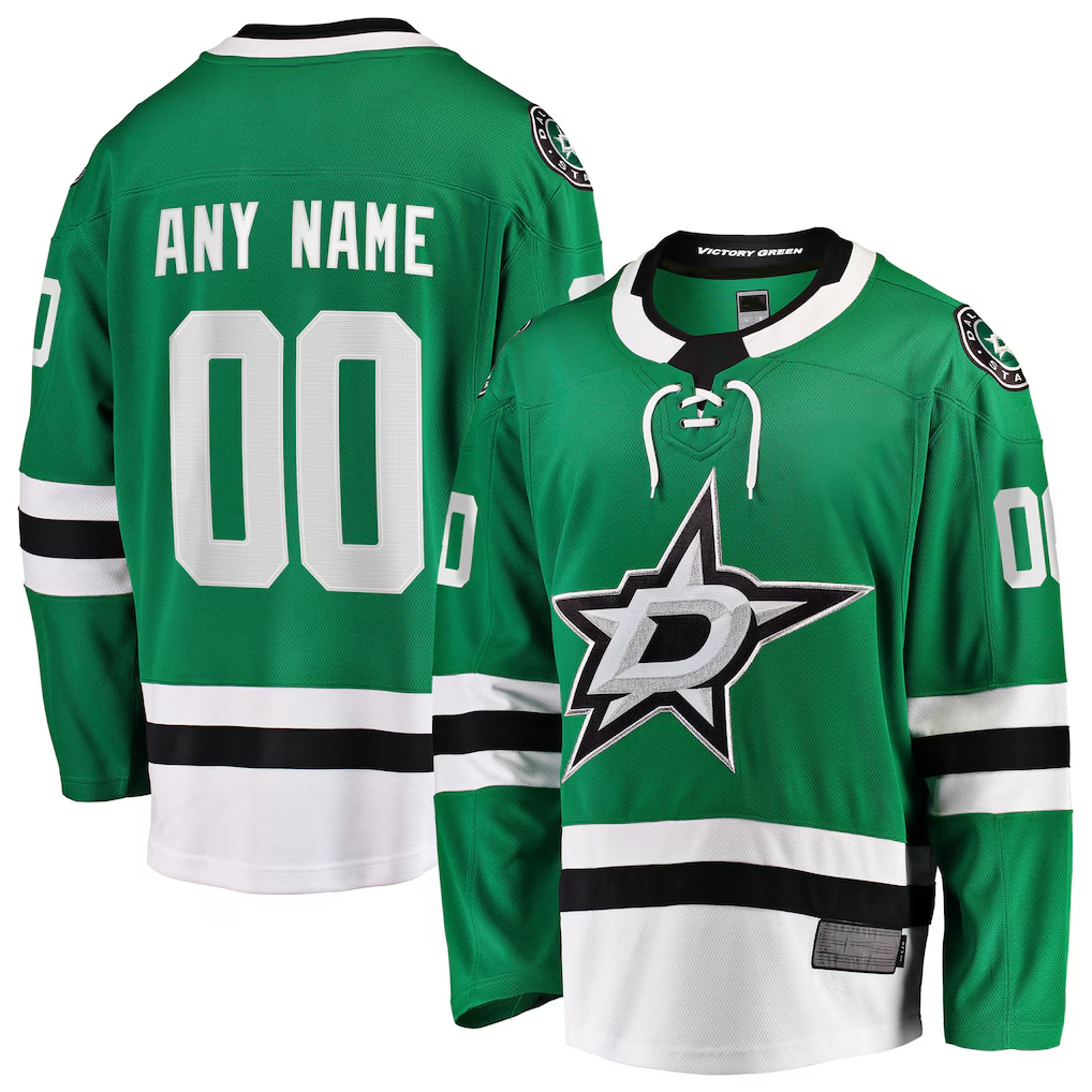 Trusc Custom D.Stars Green Home Breakaway Jerseys