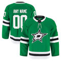 Trusc Custom D.Stars Kelly Green Home Authentic Pro Jerseys