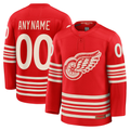 Trusc Custom D.Red wings Red Centennial Premium Jerseys