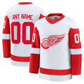 Trusc Custom D.Red wings White Away Premium Jerseys