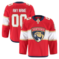 Trusc Custom F.Panthers Red Home Authentic Pro Jerseys