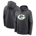 Trusc Custom GB.Packers Anthracite Pullover Hoodie Game Stitched Jerseys