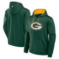Trusc Custom GB.Packers Green Defender Pullover Hoodie Game Stitched Jerseys