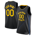 Trusc Custom G.State Warriors Black 2024-25 Swingman Jerseys - Statement Edition