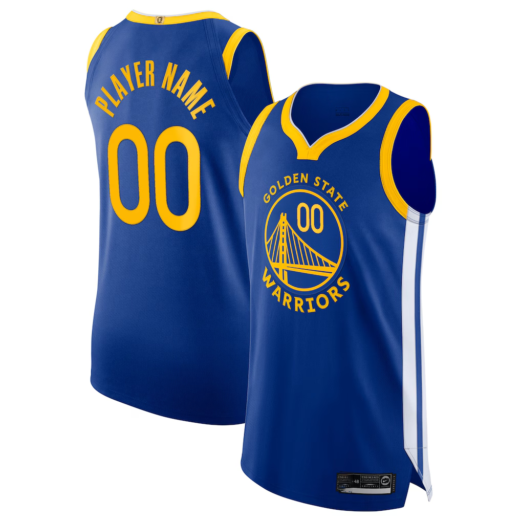 Trusc Custom G.State Warriors Blue 2020-21 Authentic Jerseys - Icon Edition