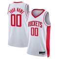 Trusc Custom H.Rockets White 2022-2023 Swingman Stitched Jerseys- Statement Edition