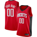 Trusc Custom H.Rockets Red Swingman Stitched Jerseys-Icon Edition