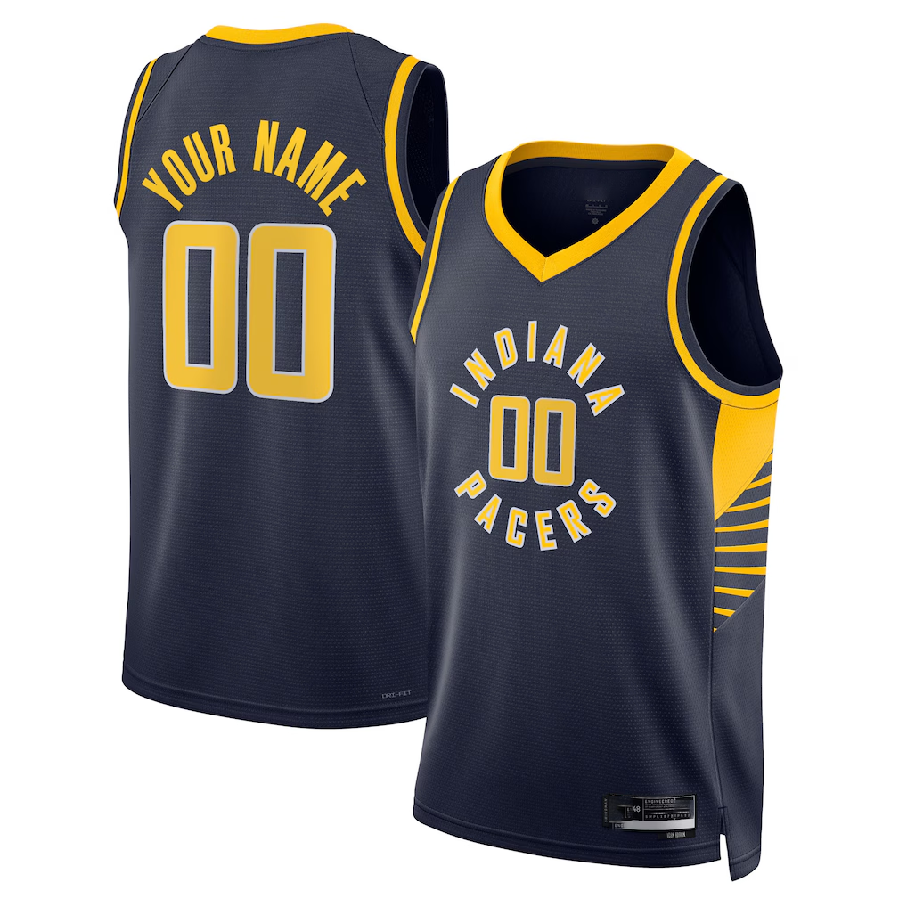 Trusc Custom I.Pacers Navy 202223 Swingman Jerseys - Icon Edition