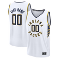 Trusc Custom I.Pacers  White Fast Break Jerseys - Icon Edition
