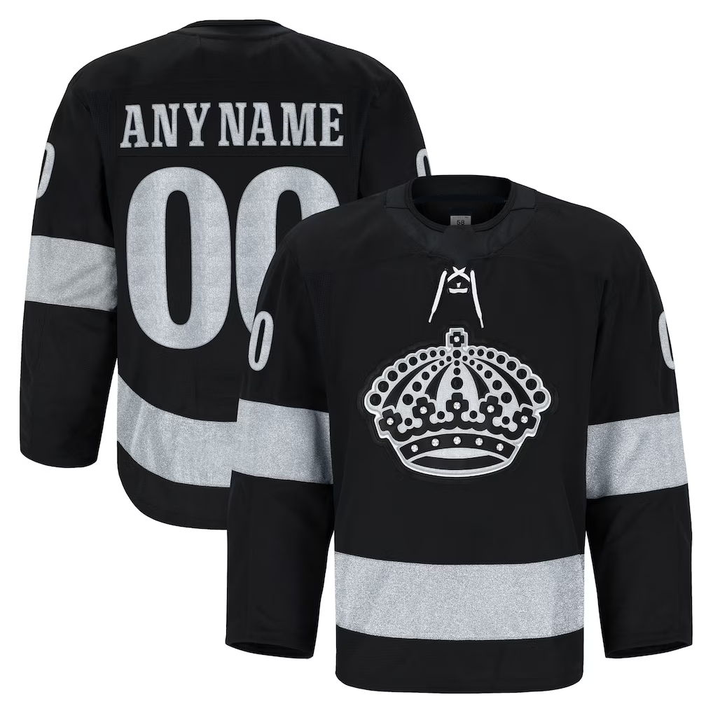 Trusc Custom LA.Kings Black Alternate Authentic Pro Jerseys