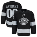 Trusc Custom LA.Kings Black Alternate Authentic Pro Jerseys