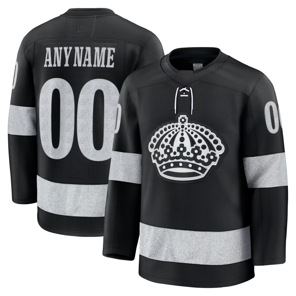 Trusc Custom LA.Kings Black Alternate Premium Jerseys