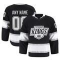 Trusc Custom LA.Kings Black Home Authentic Pro Jerseys