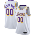 Trusc Custom LA.Lakers White 2020-2021 Swingman Stitched Jerseys - Association Edition