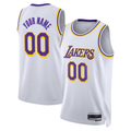 Trusc Custom LA.Lakers White Swingman Stitched Jerseys - Association Edition