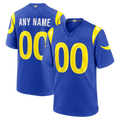 Trusc Custom LA.Rams Royal Game Stitched Jerseys