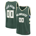 Trusc Custom M.Bucks Green Fast Break Jerseys - Icon Edition