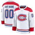 Trusc Custom M.Canadiens White Away Premium Jerseys