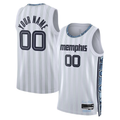 Trusc Custom M.Grizzlies White 2025-2026 City Edition Swingman Stitched Jerseys