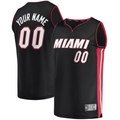 Trusc Custom M.Heat Black Fast Break Replica Jerseys - Icon Edition