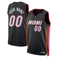 Trusc Custom M.Heat Black Swingman Jerseys - Icon Edition
