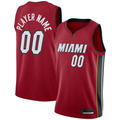 Trusc Custom M.Heat Jordan Brand Red Swingman Jerseys - Statement Edition