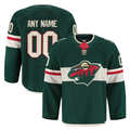 Trusc Custom M.Wild Green Home Authentic Pro Jerseys