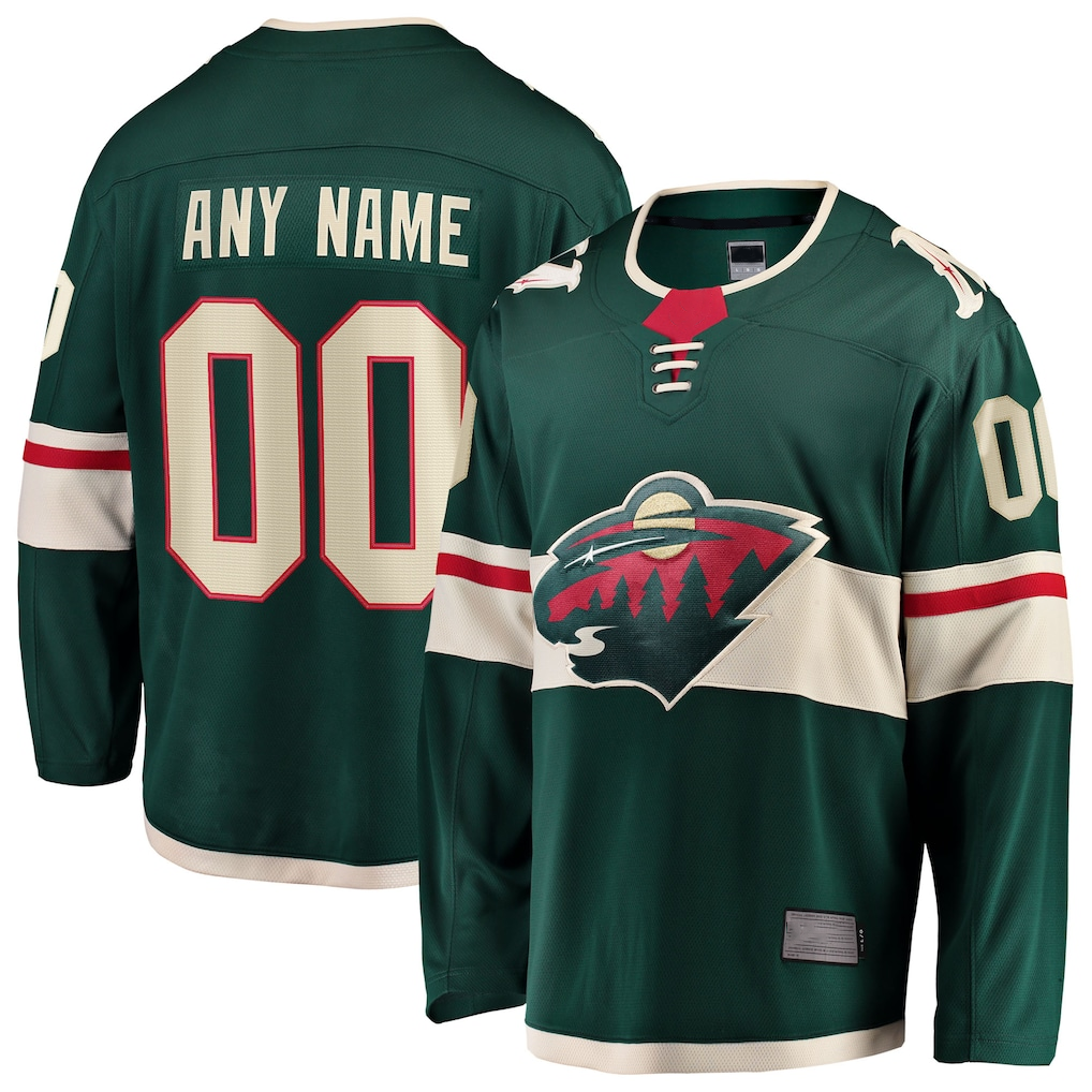 Trusc Custom M.Wild Green Home Breakaway Jerseys