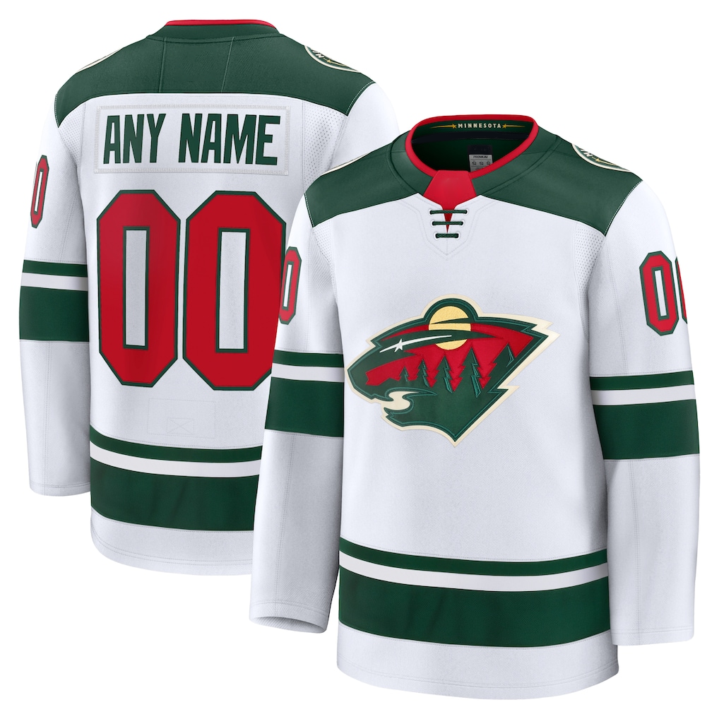 Trusc Custom M.Wild White Away Premium Jerseys