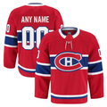 Trusc Custom Montreal Canadiens Red Home Authentic Pro Jerseys