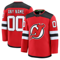 Trusc Custom N.Jersey Devils Red Home Premium Jerseys