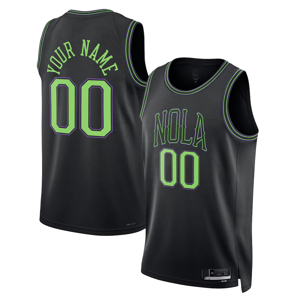 Trusc Custom NO.Pelicans hite Swingman Stitched Jerseys- Association Edition