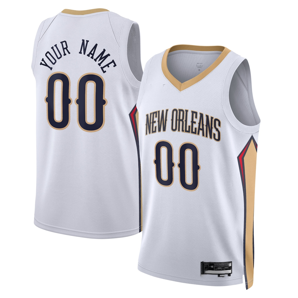 Trusc Custom NO.Pelicans Black 2025-2026 City Edition Swingman Stitched Jerseys