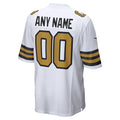 Trusc Custom NO.Saints White Alternate Game Stitched Jerseys