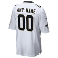 Trusc Custom NO.Saints White Home Game Stitched Jerseys