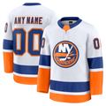 Trusc Custom NY.Islanders White Away Premium Jerseys