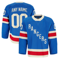 Trusc Custom NY.Rangers Blue Centennial Authentic Pro Jerseys