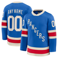 Trusc Custom NY.Rangers Blue Centennial Premium Jerseys