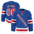 Trusc Custom NY.Rangers Royal Home Authentic Pro Jerseys