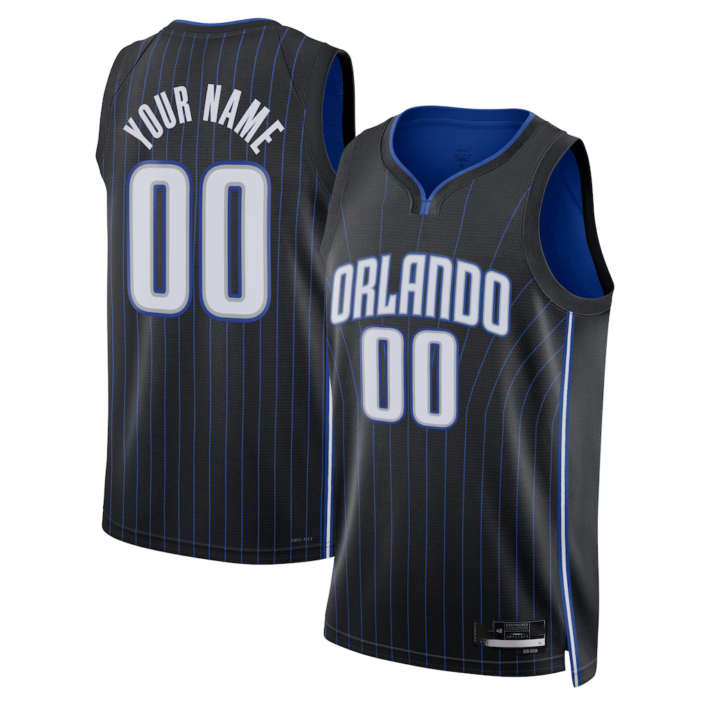 Trusc Custom O.Magic Black Swingman Jerseys - Icon Edition