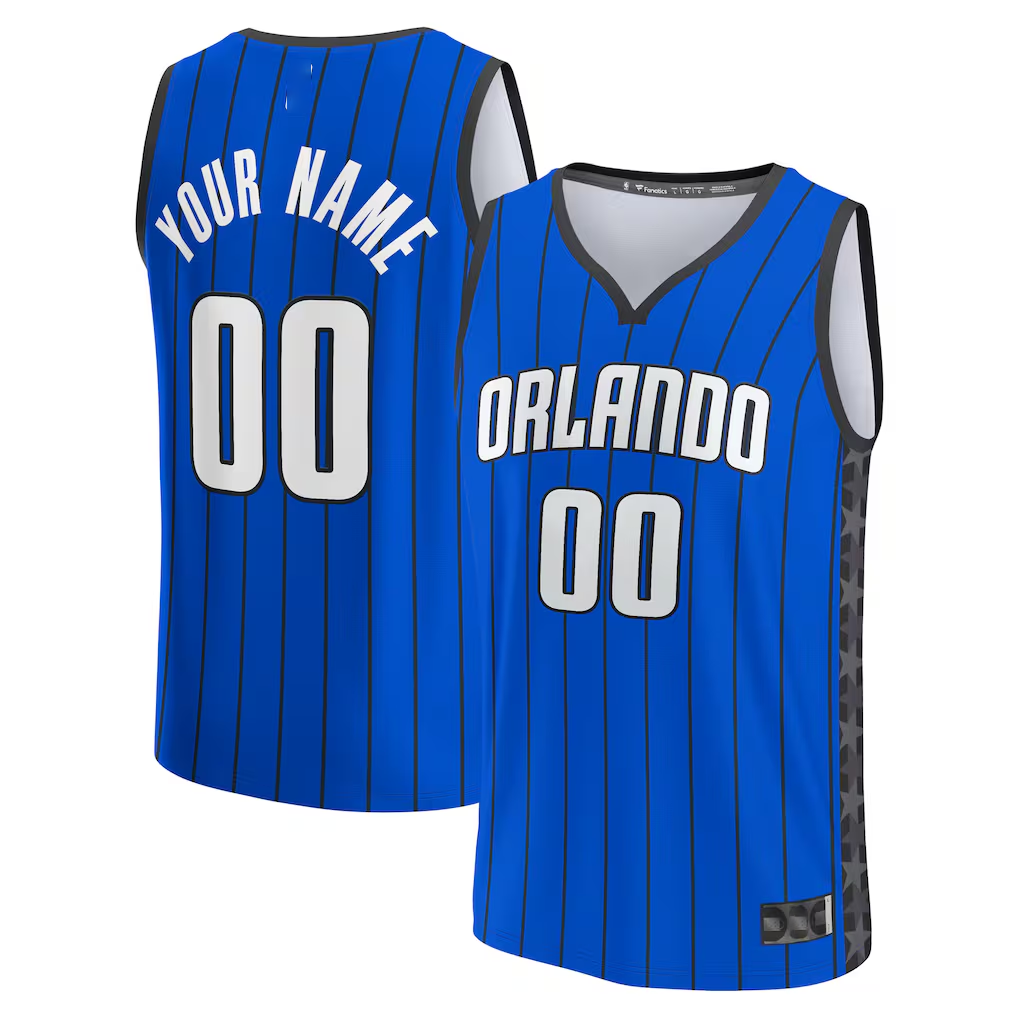 Trusc Custom O.Magic Blue Fast Break Jerseys - Statement Edition