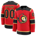 Trusc Custom O.Senators Red Alternate Premium Jerseys